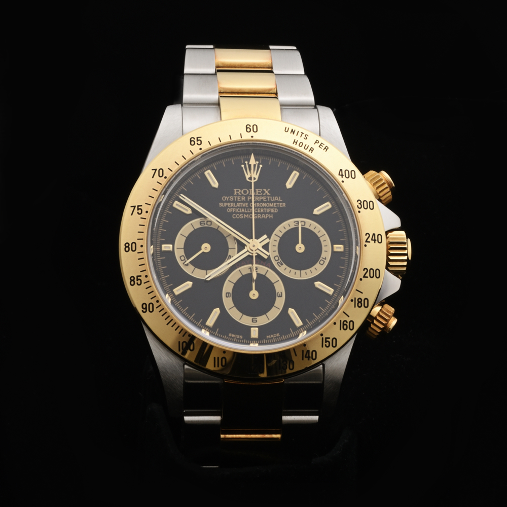 ロレックス デイトナ 16523 自動巻 コンビ 2000年頃(P番) ギャラ付 日ロレOH(2024/9) CAL.4030(エルプリメロベース) メンズ