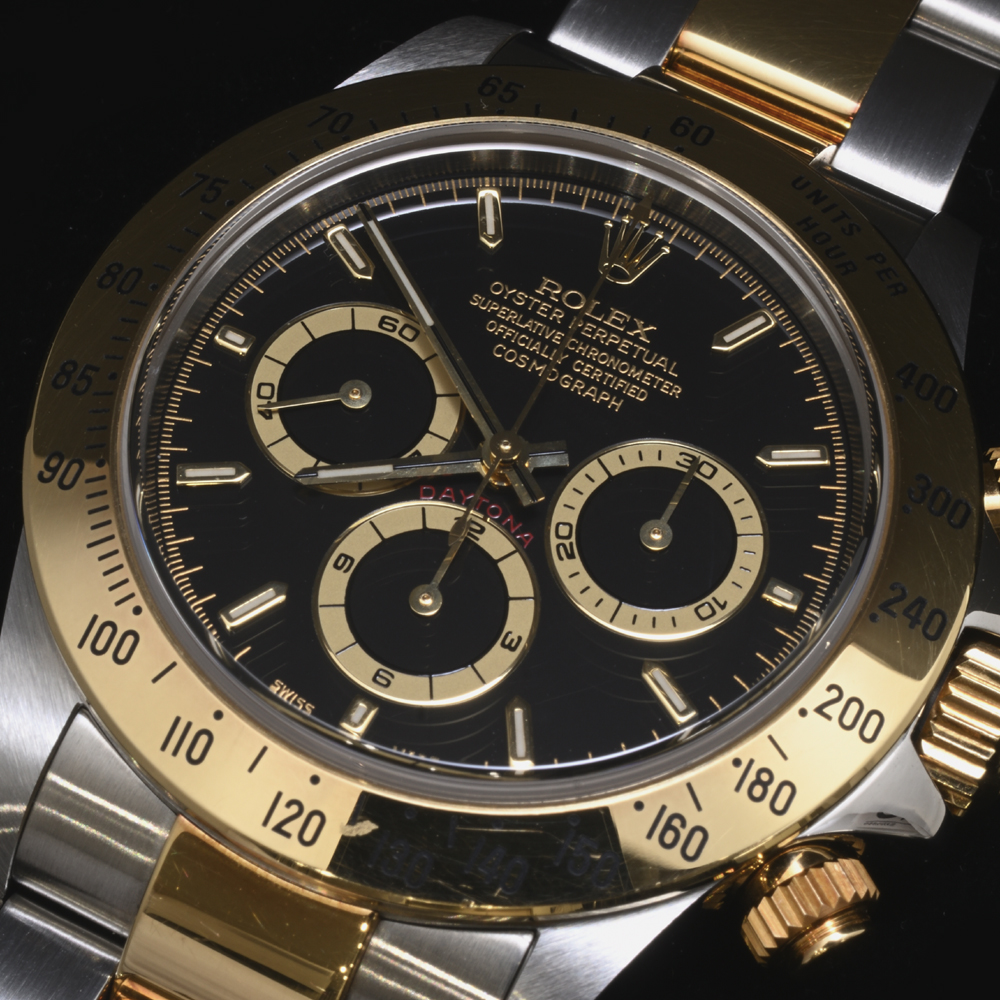 ロレックス デイトナ 16523 自動巻 コンビ 2000年頃(P番) ギャラ付 日ロレOH(2024/9) CAL.4030(エルプリメロベース) メンズ