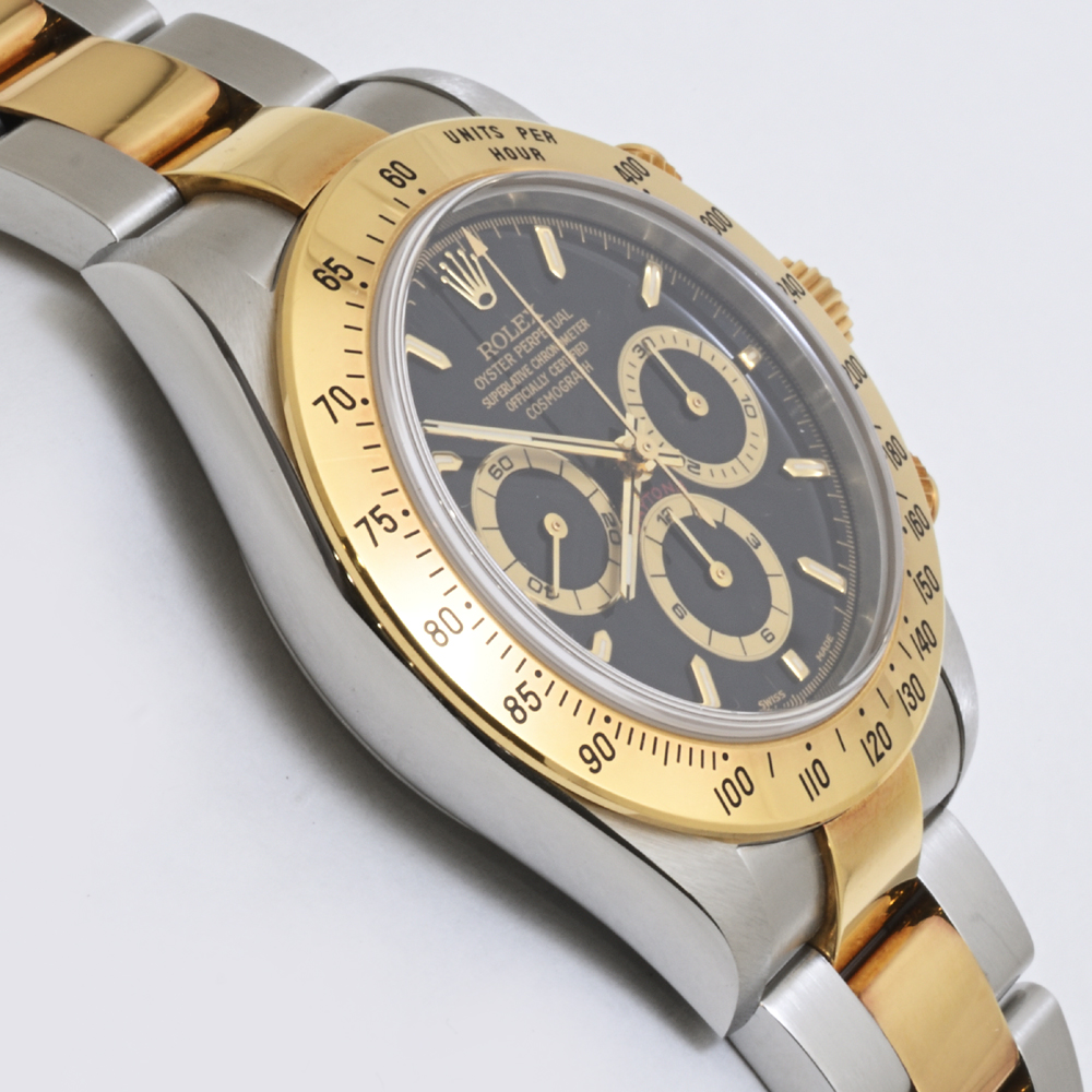 ロレックス デイトナ 16523 自動巻 コンビ 2000年頃(P番) ギャラ付 日ロレOH(2024/9) CAL.4030(エルプリメロベース) メンズ