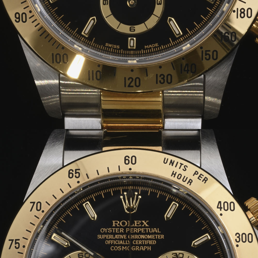 ロレックス デイトナ 16523 自動巻 コンビ 2000年頃(P番) ギャラ付 日ロレOH(2024/9) CAL.4030(エルプリメロベース) メンズ