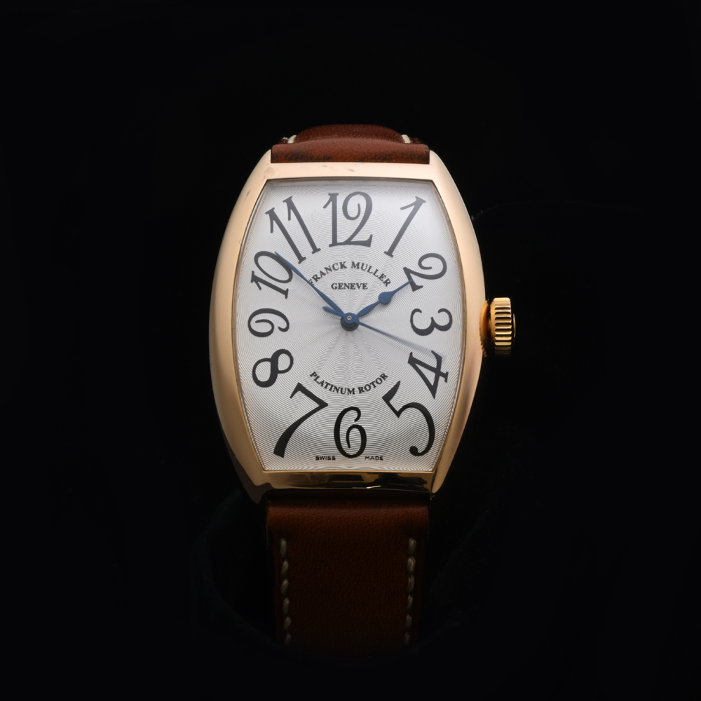 フランクミュラー トノーカーベックス 5850 SC 自動巻 K18PG メンズ