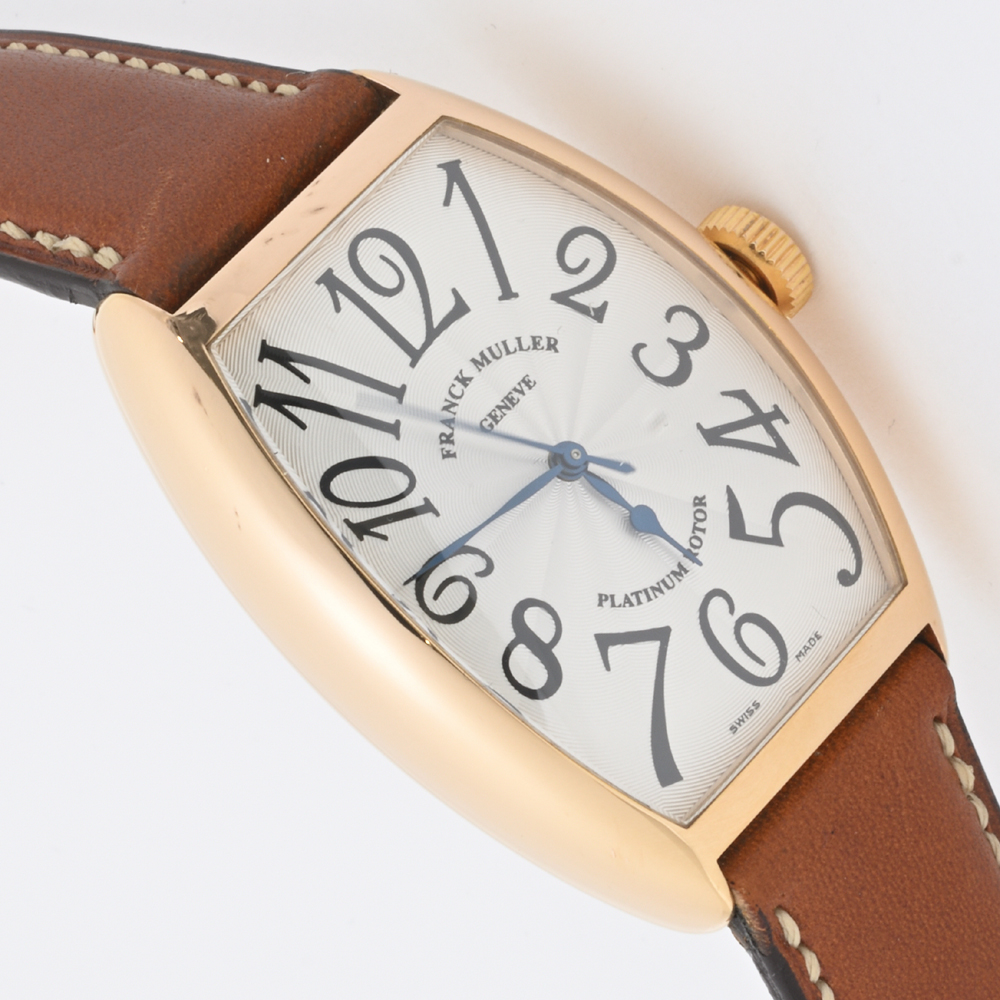 フランクミュラー トノーカーベックス 5850 SC 自動巻 K18PG メンズ