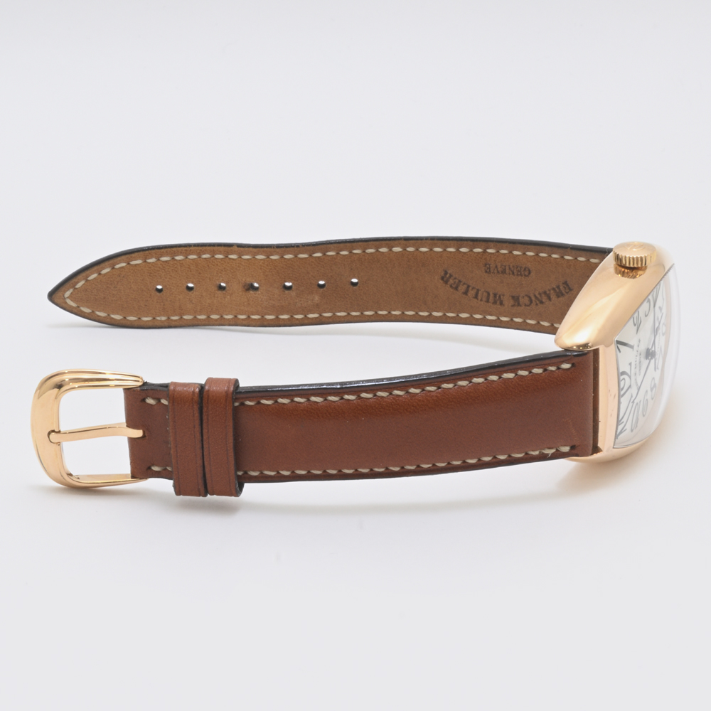 フランクミュラー トノーカーベックス 5850 SC 自動巻 K18PG メンズ