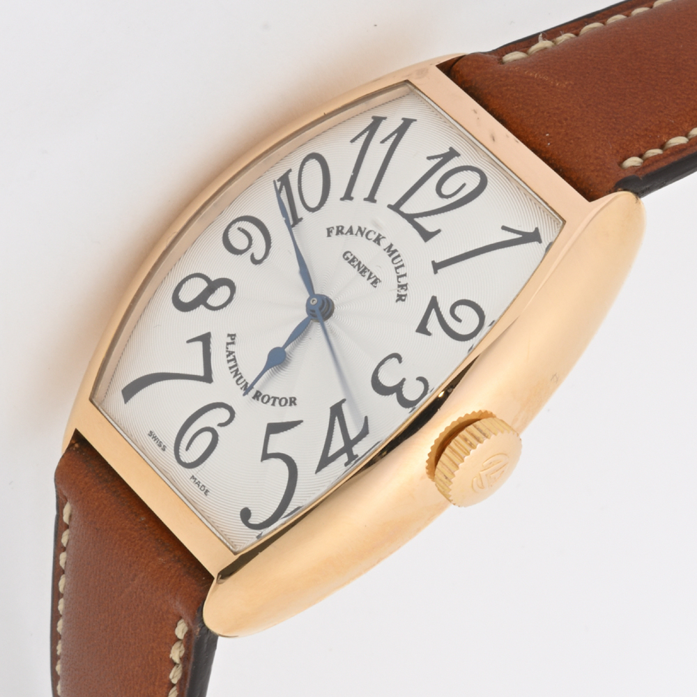 フランクミュラー  トノーカーベックス  5850 SC  自動巻  K18PG  メンズ